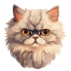 Persian Cat Head