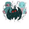 Kawaii Pastel Goth Cryptids