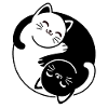 Yin and Yang Cats