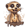 Funny Chocolate Meerkat