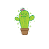 Cactus plant rejoices