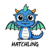 Baby-Drache. Küken