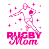 Lustige Rugby Mutter