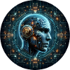 Artificial Intelligence Cyber Head Tech