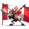 Moose Salute: Canada's Pride