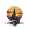 Sailboat At Sunset Adventure