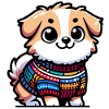 Snug Pup: The Sweater-Wearing Canine