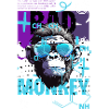 spiritual monkey t-shirt