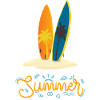 Summer surfing
