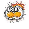 Kawaii Happy Fried Eggs