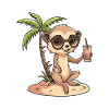 Vacances d’été de suricate