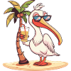 Pelican Bird Summer Holiday
