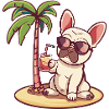 French Buldog Dog Summer