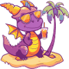 Dragon Summer Beach Vacation