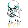 Funny Alien Saying Cigarette Smoking
