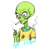 Funny alien saying sigh... People