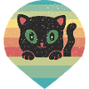 Retro Cat 80s