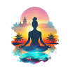 Meditation in Sunset Paradise