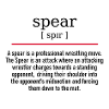 spear - spelling and description