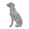Lines art dog #dog