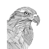 Lignes art aigle #eagle