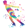 Eiskunstläufer Schlittschuhlaufen Eiskunstlauf