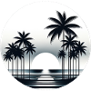Serene Tropics Dusk