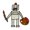 Painters Artists Robots Children Creative