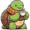 Tea Time Turtle: The Shell-tered Sipper
