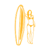 Surfing Sketch