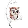 Noctambule, Hibou, Hibou, Oiseau