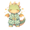 Pyjama Dragon Kawaii Dragon Enfants