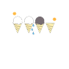 Crème glacée Crème glacée Crème glacée Cadeau d’été