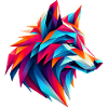 Polygon Wolf Art