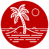 Palm Trees Island Symbol Beach
