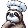 Cute Sloth as Chef