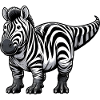 Brontosaur Zebra Fusion: Fantastic