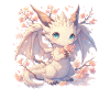 Draak Kersenbloesem Japanse Kawaii