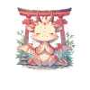 Dragon Zen Japonais Kawaii Dragon
