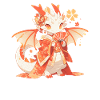 Dragon Geisha Japanese Kawaii