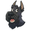 Scottish Terrier | Cartoon Artwork