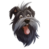 Skye Terrier | Cartoon Artwork