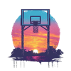Sunset Basketball Dream