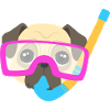 Pug Plongeur