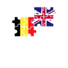 Belgium UK Flag Belgian British