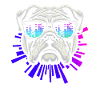 Bulldog With Sunglasses House Music Rave DJ