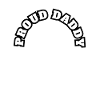 Proud Daddy Daughter Baby White