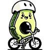 Pedaling Pit: The Cycling Avocado