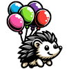 Hedgehog Harmony: The Balloon Buddy