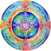 Symbol in bright colours